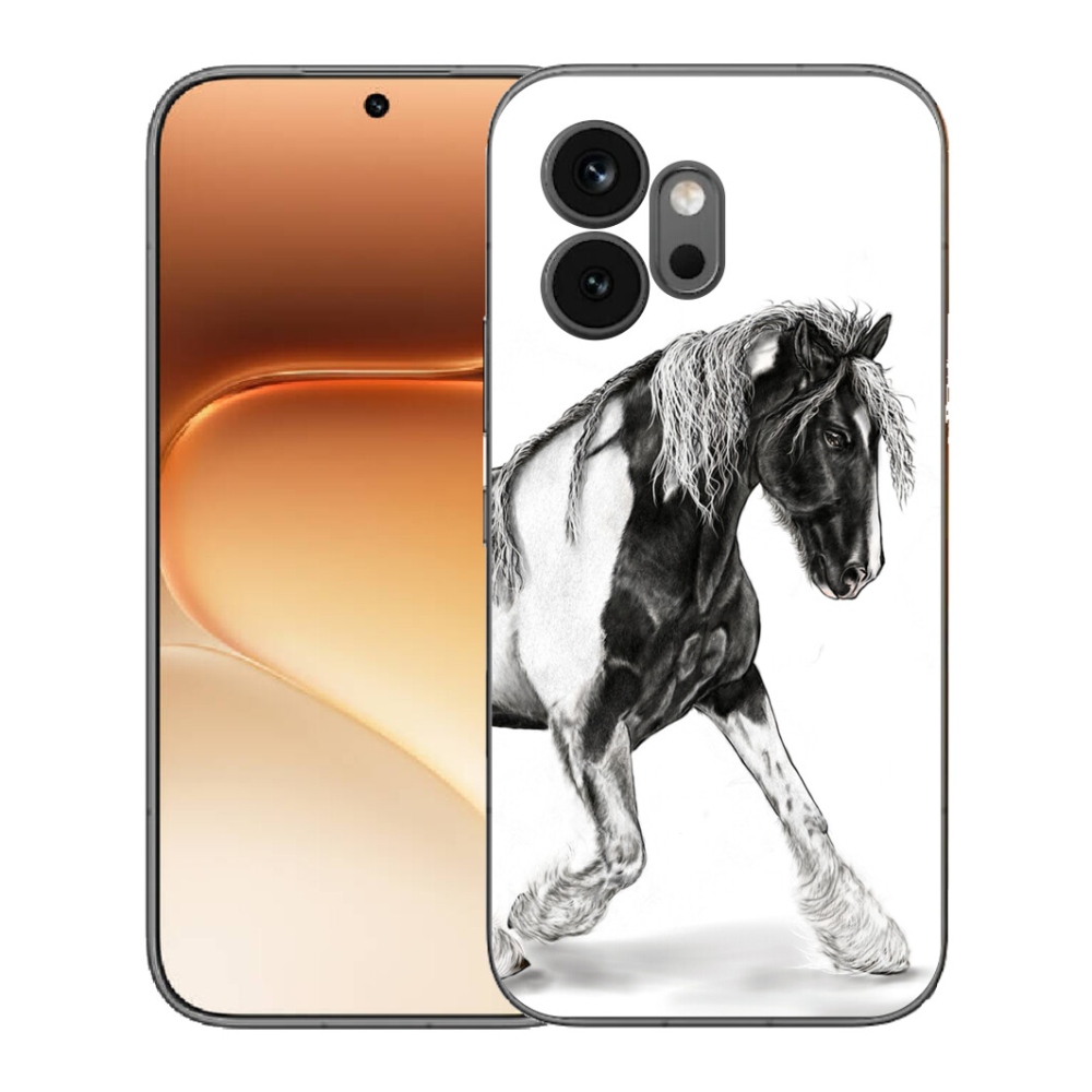 Gelový kryt mmCase na Honor 600 - kůň