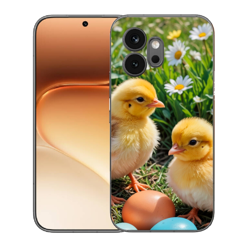 Gelový kryt mmCase na Honor 600 - kuřátka