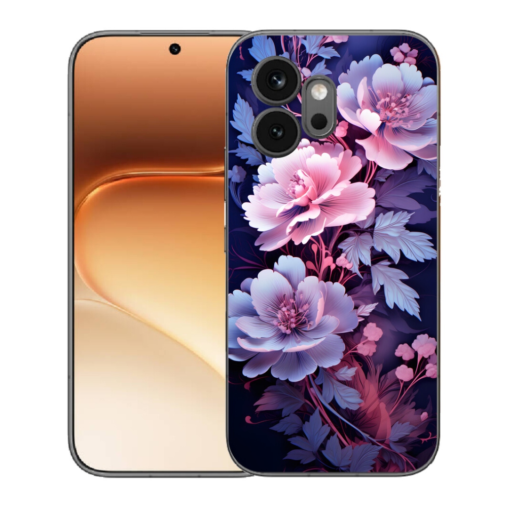 Gelový kryt mmCase na Honor 600 - květiny 11