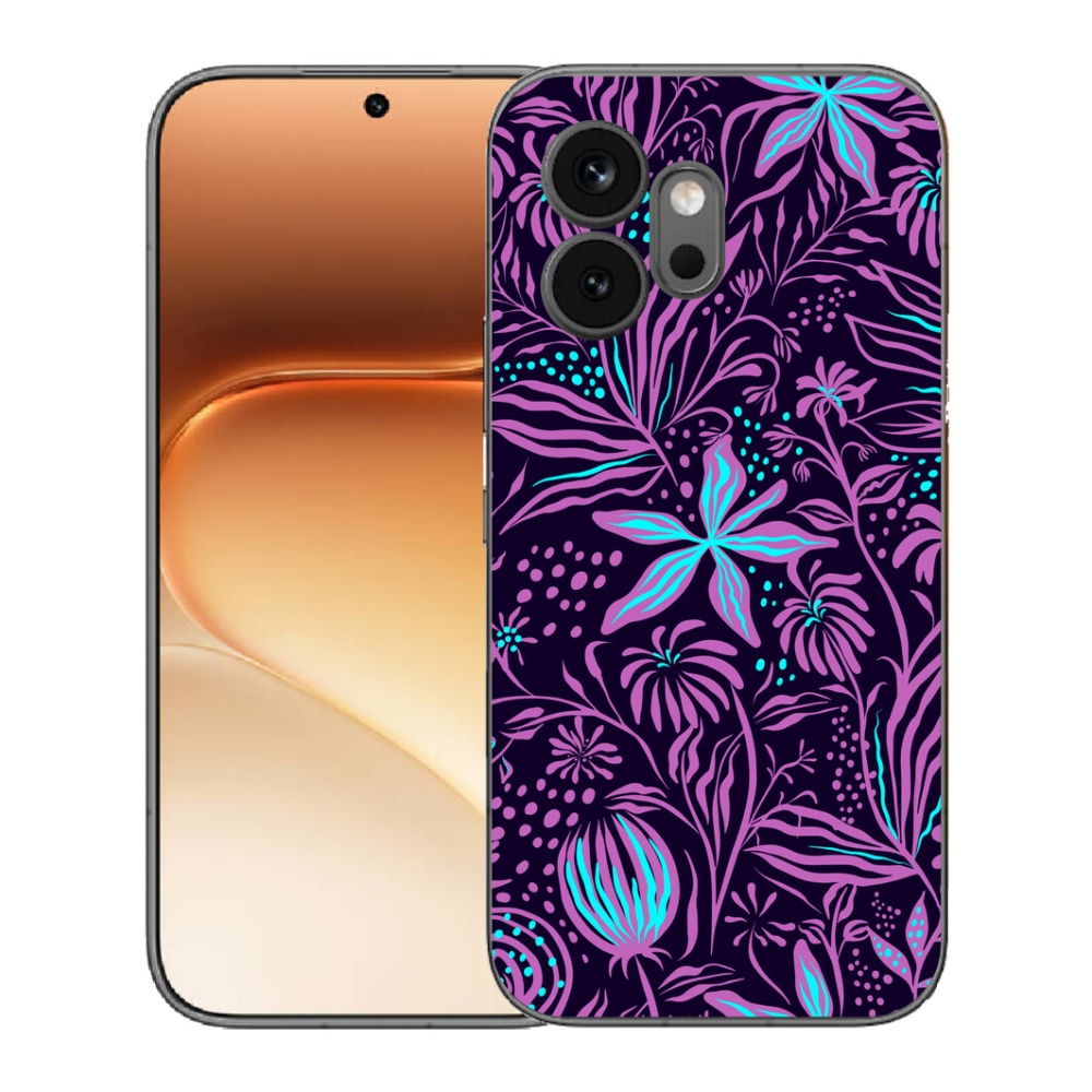 Gelový kryt mmCase na Honor 600 - květiny 2