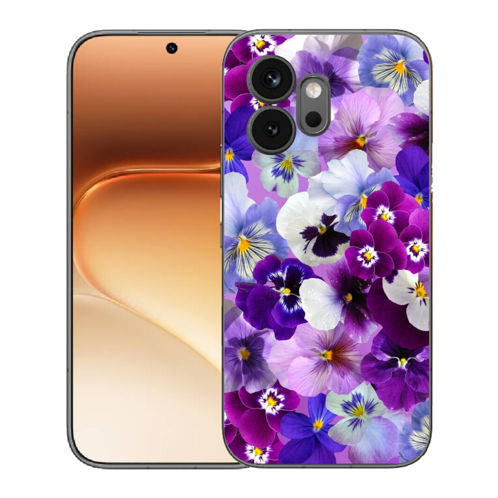 Gelový kryt mmCase na Honor 600 - květiny 9