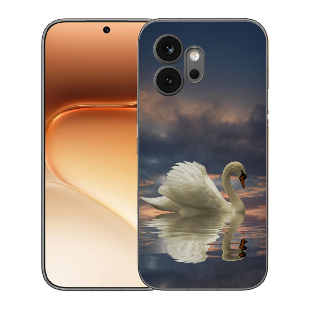 Gelový kryt mmCase na Honor 600 - labuť