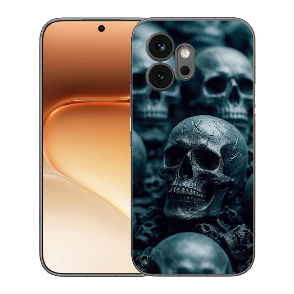 Gelový kryt mmCase na Honor 600 - lebka 2