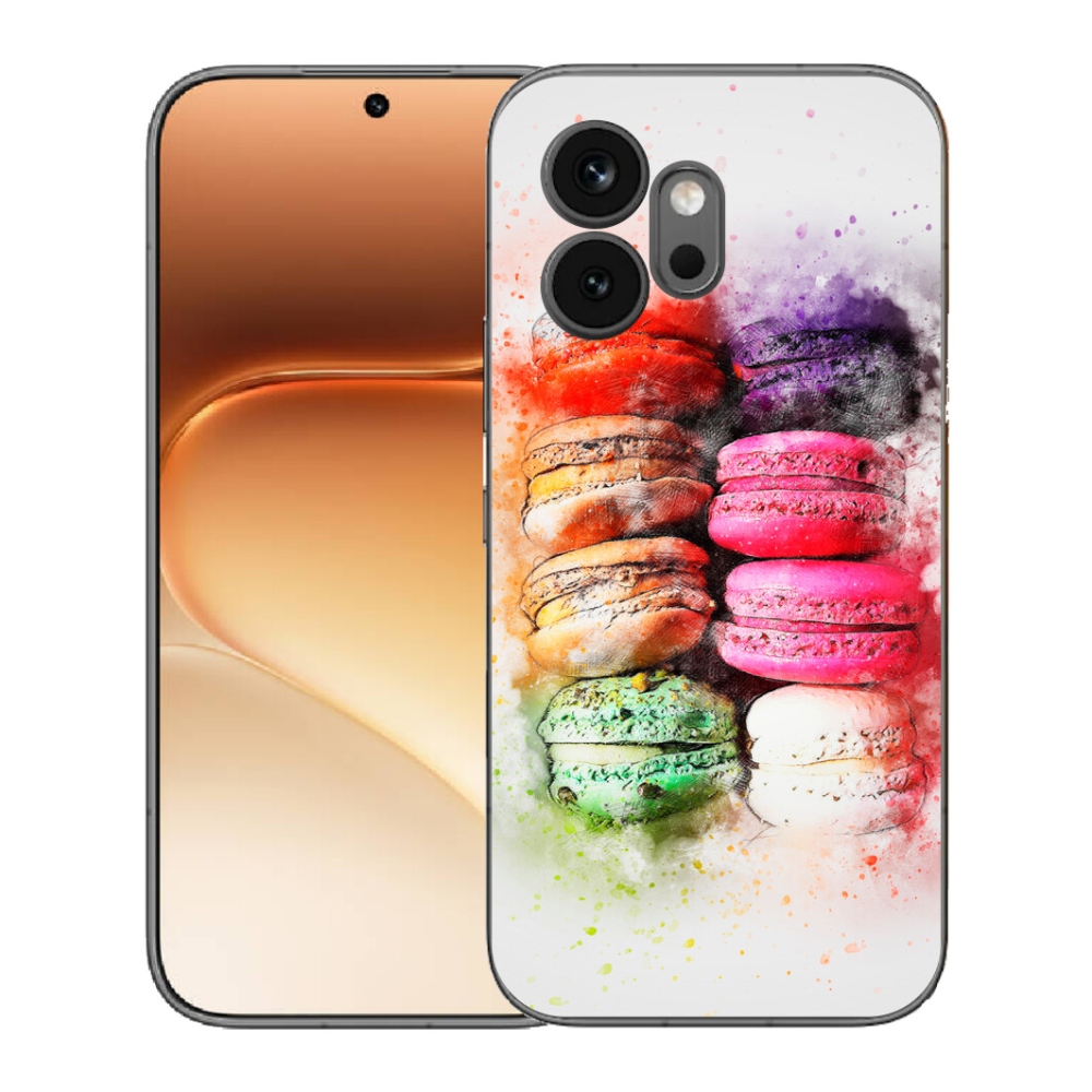 Gelový kryt mmCase na Honor 600 - makrónky