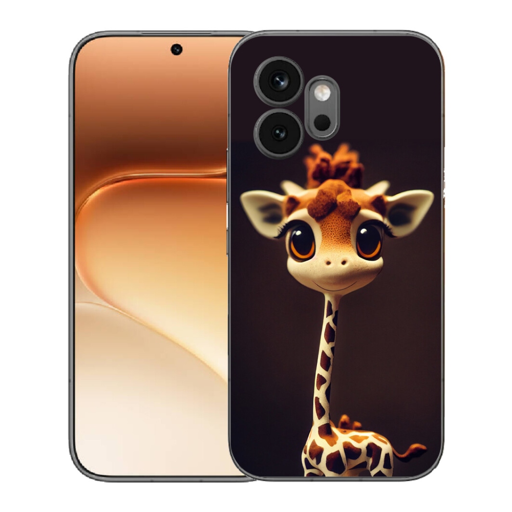 Gelový kryt mmCase na Honor 600 - malá žirafa