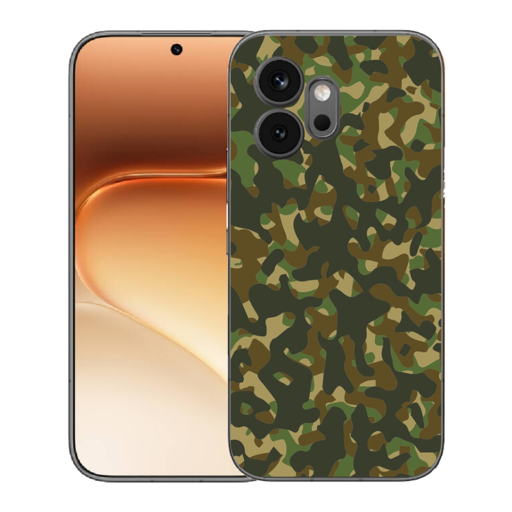Gelový kryt mmCase na Honor 600 - maskáčový vzor 1