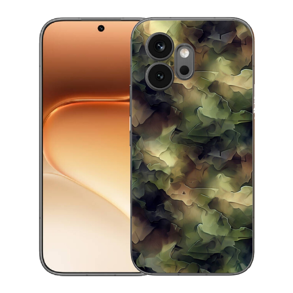 Gelový kryt mmCase na Honor 600 - maskáčový vzor 10