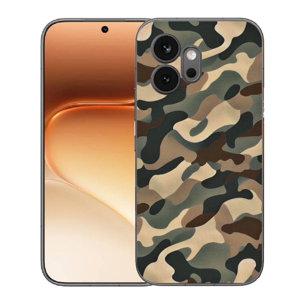 Gelový kryt mmCase na Honor 600 - maskáčový vzor 11