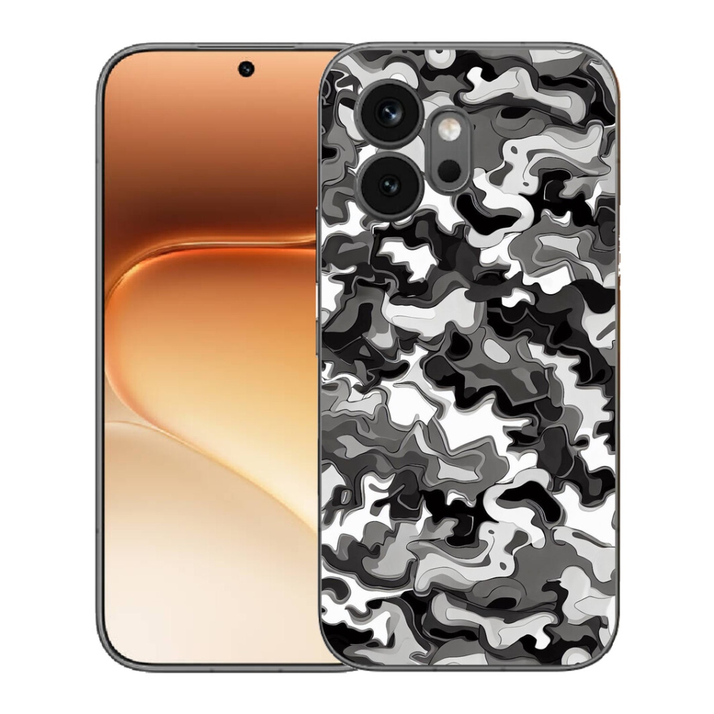 Gelový kryt mmCase na Honor 600 - maskáčový vzor 3