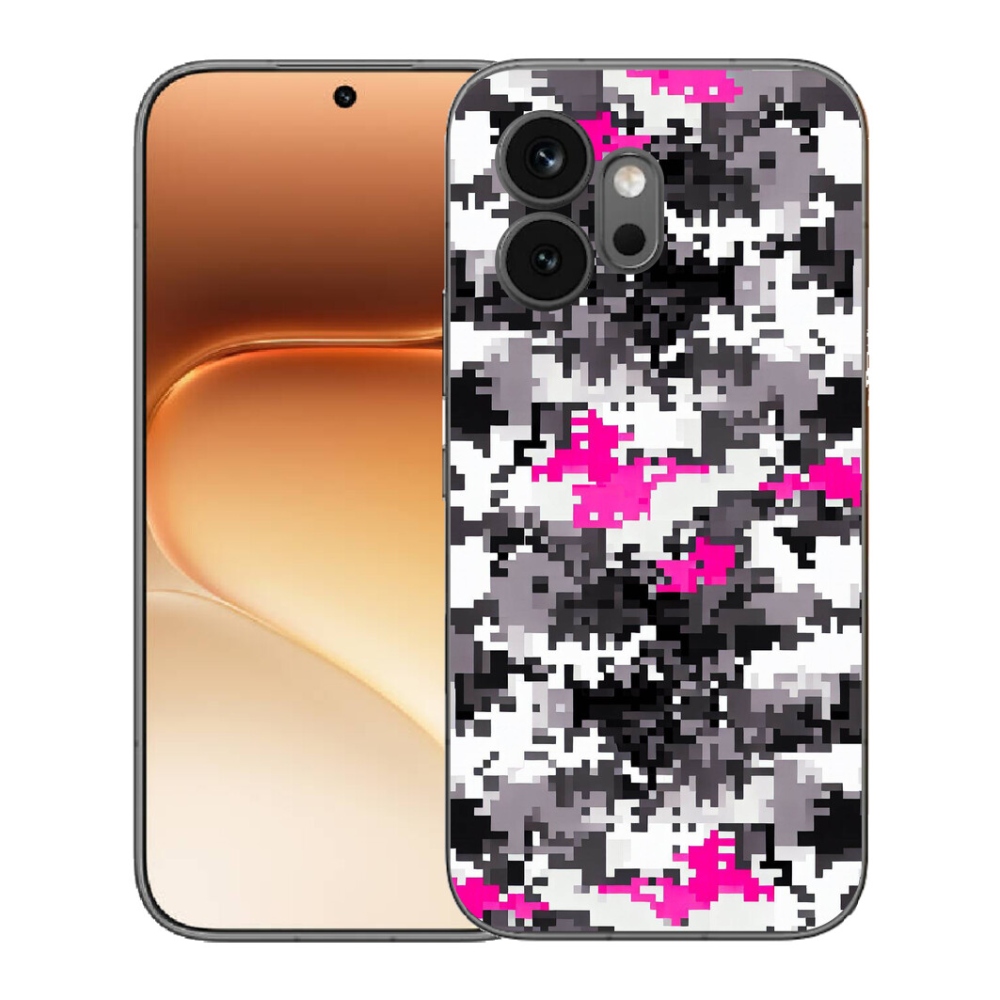 Gelový kryt mmCase na Honor 600 - maskáčový vzor 4