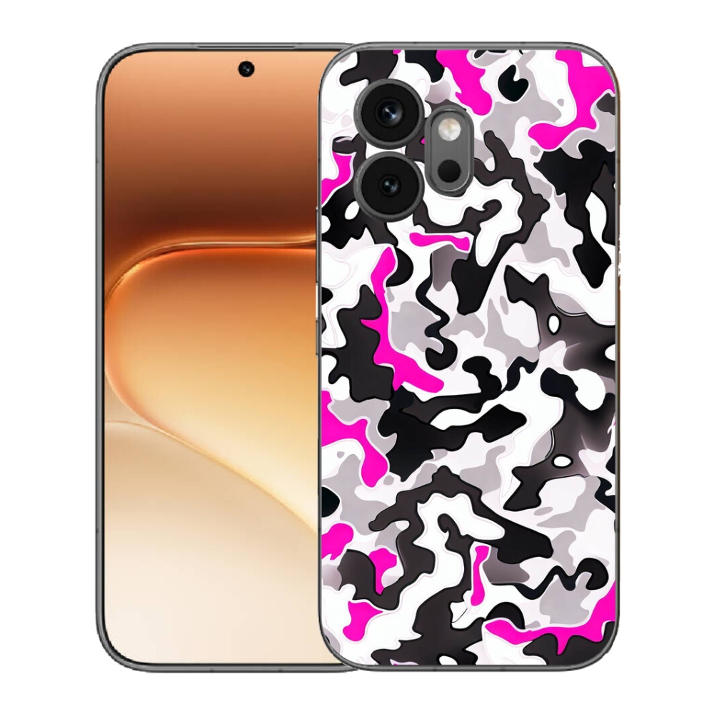Gelový kryt mmCase na Honor 600 - maskáčový vzor 5