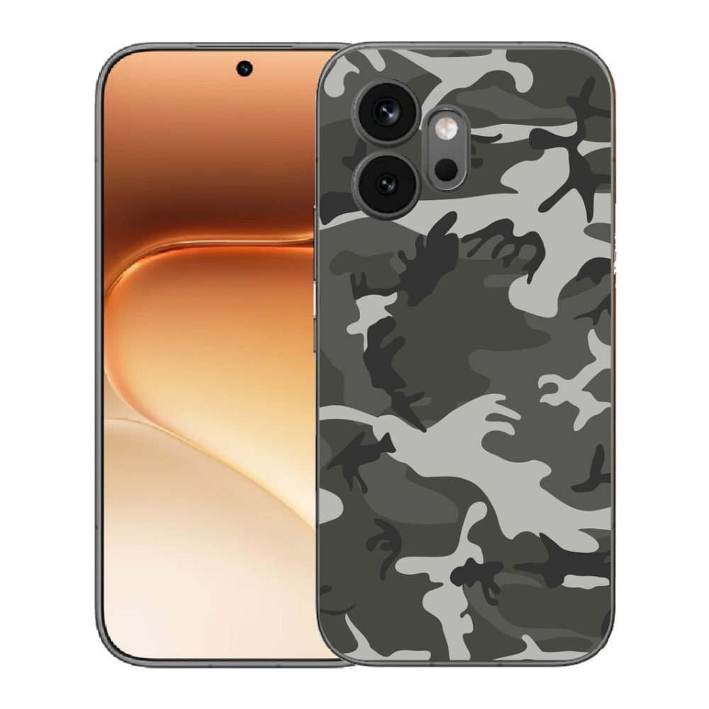 Gelový kryt mmCase na Honor 600 - maskáčový vzor