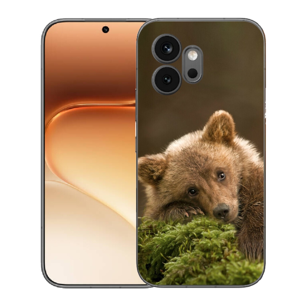 Gelový kryt mmCase na Honor 600 - medvěd
