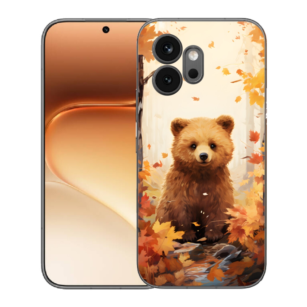Gelový kryt mmCase na Honor 600 - medvěd v lese