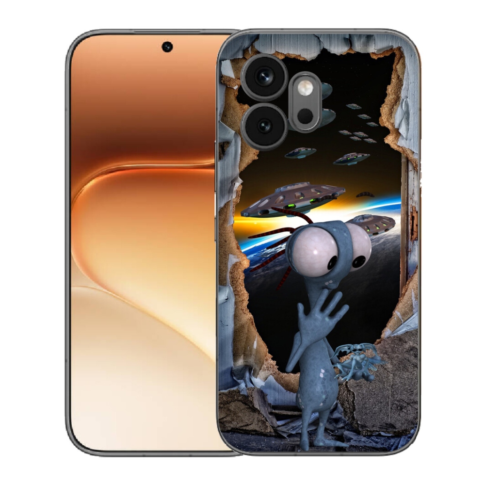 Gelový kryt mmCase na Honor 600 - mimozemšťan