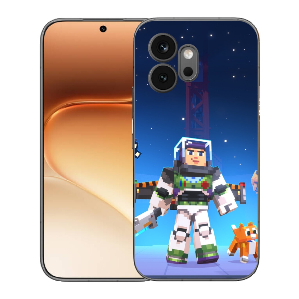 Gelový kryt mmCase na Honor 600 - minecraft 2