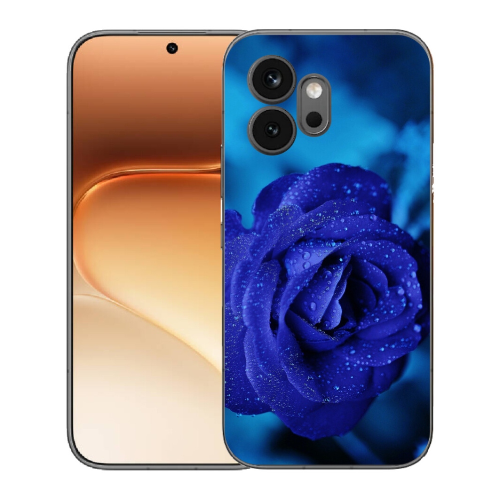Gelový kryt mmCase na Honor 600 - modrá růže