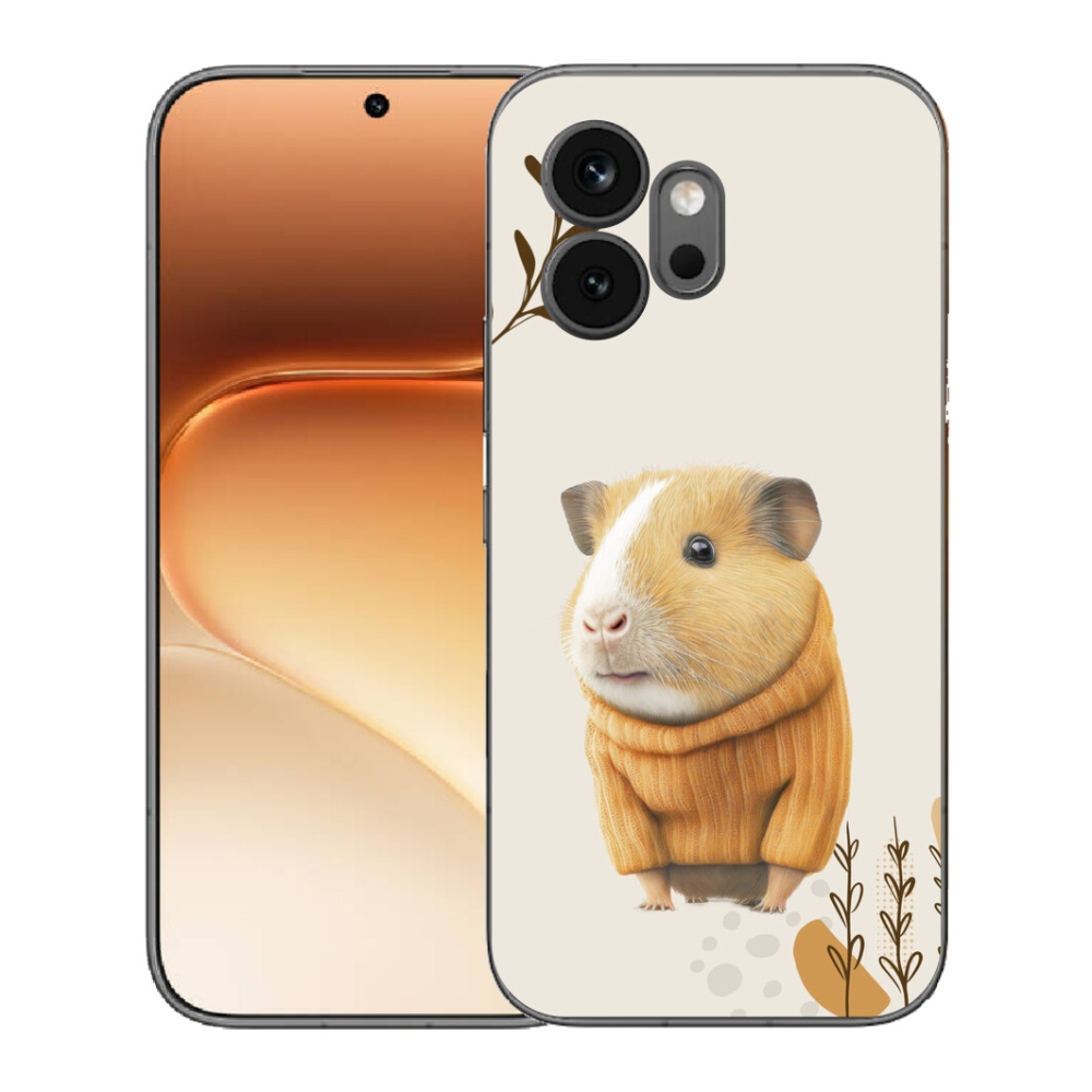 Gelový kryt mmCase na Honor 600 - morče ve svetru