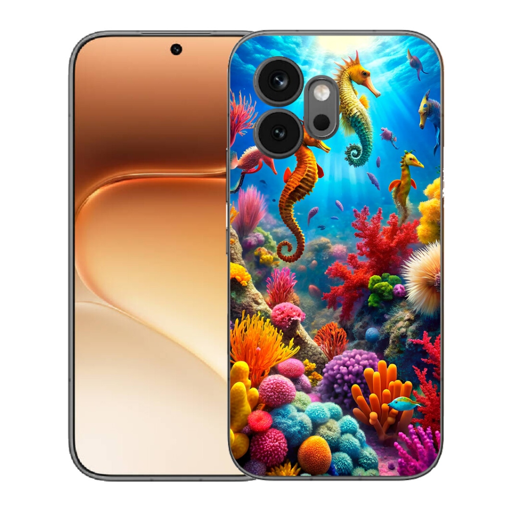 Gelový kryt mmCase na Honor 600 - mořský svět 3