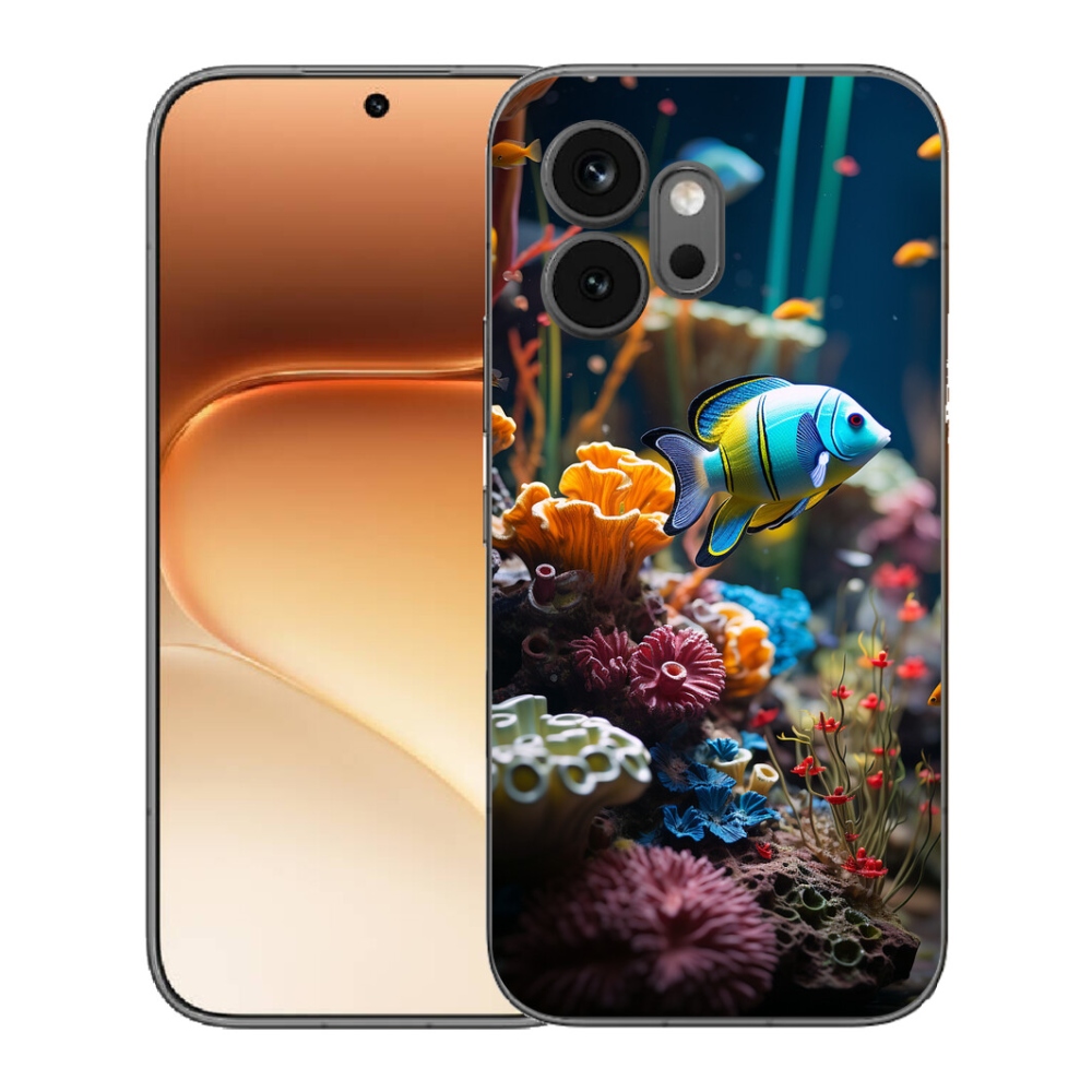 Gelový kryt mmCase na Honor 600 - mořský svět 5
