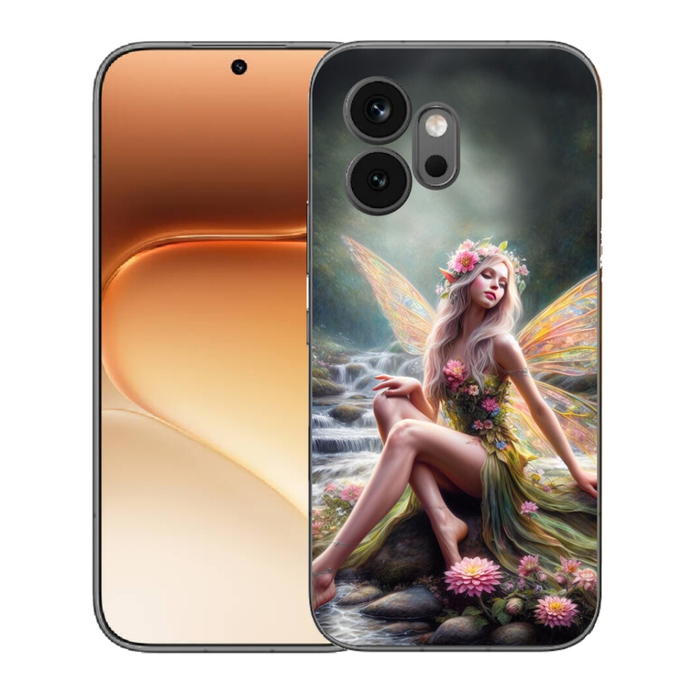 Gelový kryt mmCase na Honor 600 - motýlí žena 1