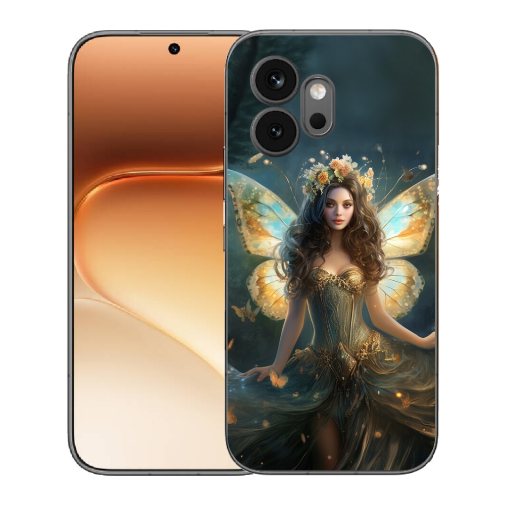 Gelový kryt mmCase na Honor 600 - motýlí žena