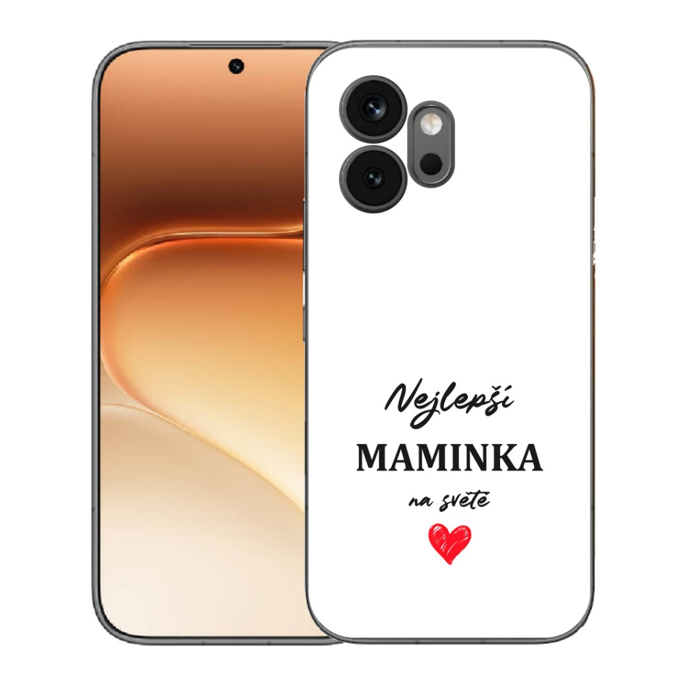 Gelový kryt mmCase na Honor 600 - nejlepší maminka 1 bílé pozadí