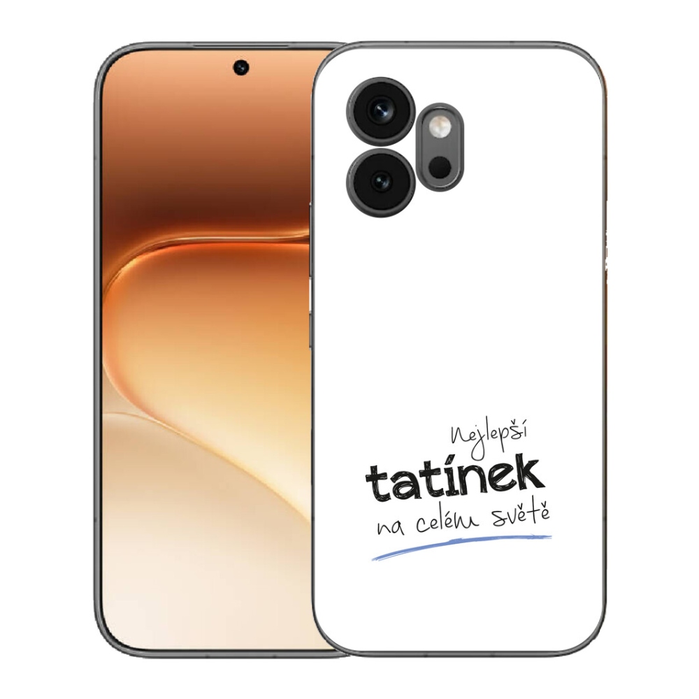 Gelový kryt mmCase na Honor 600 - nejlepší tatínek 4 bílé pozadí