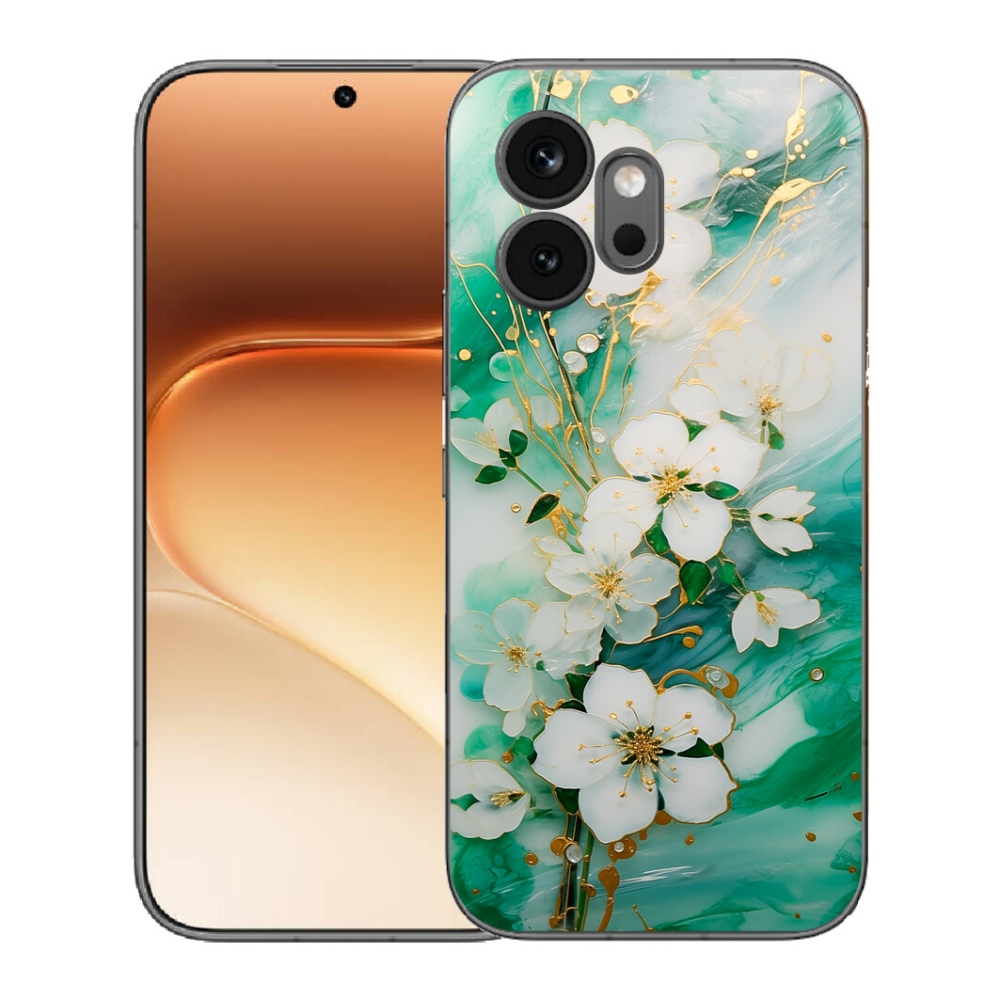 Gelový kryt mmCase na Honor 600 - něžné květy