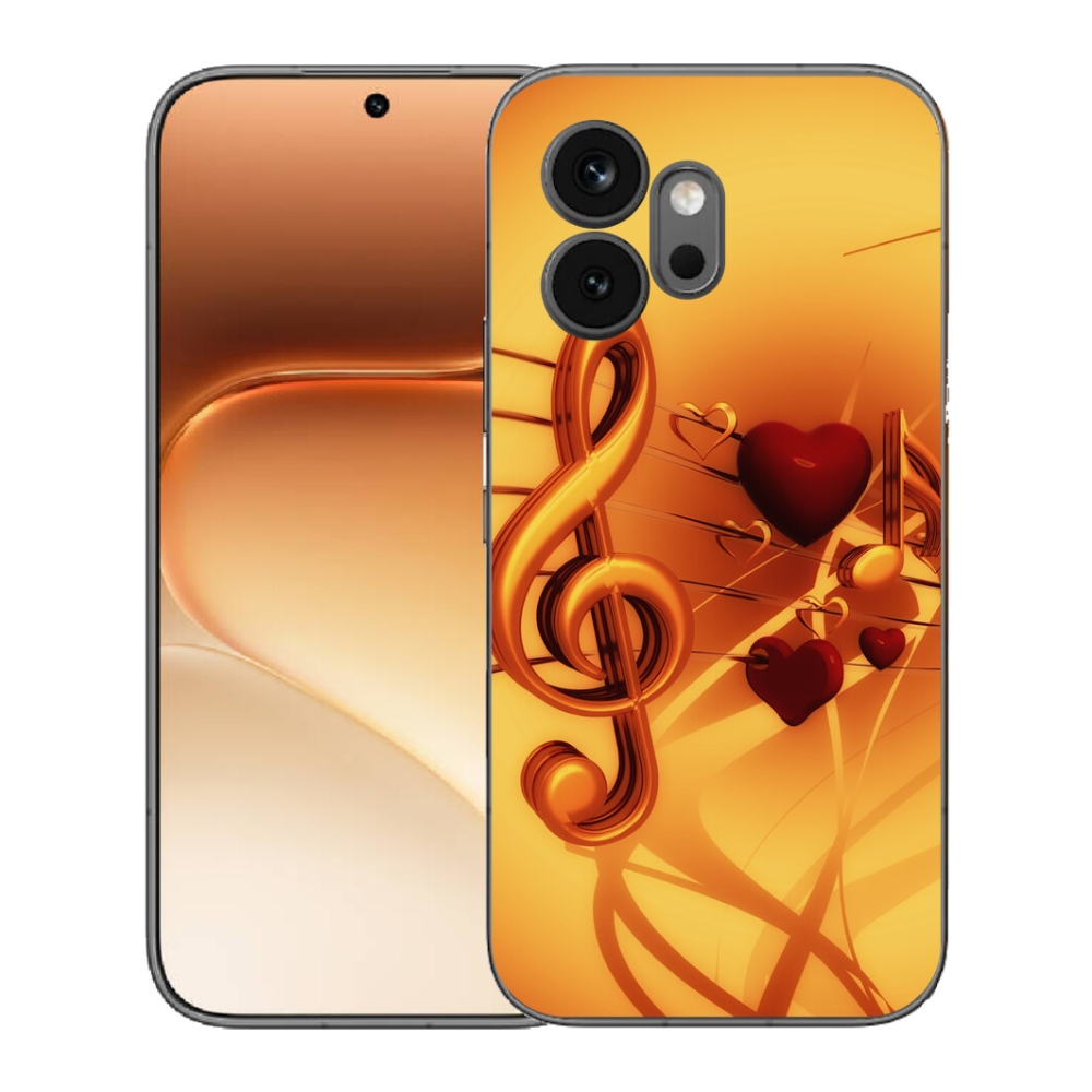 Gelový kryt mmCase na Honor 600 - noty