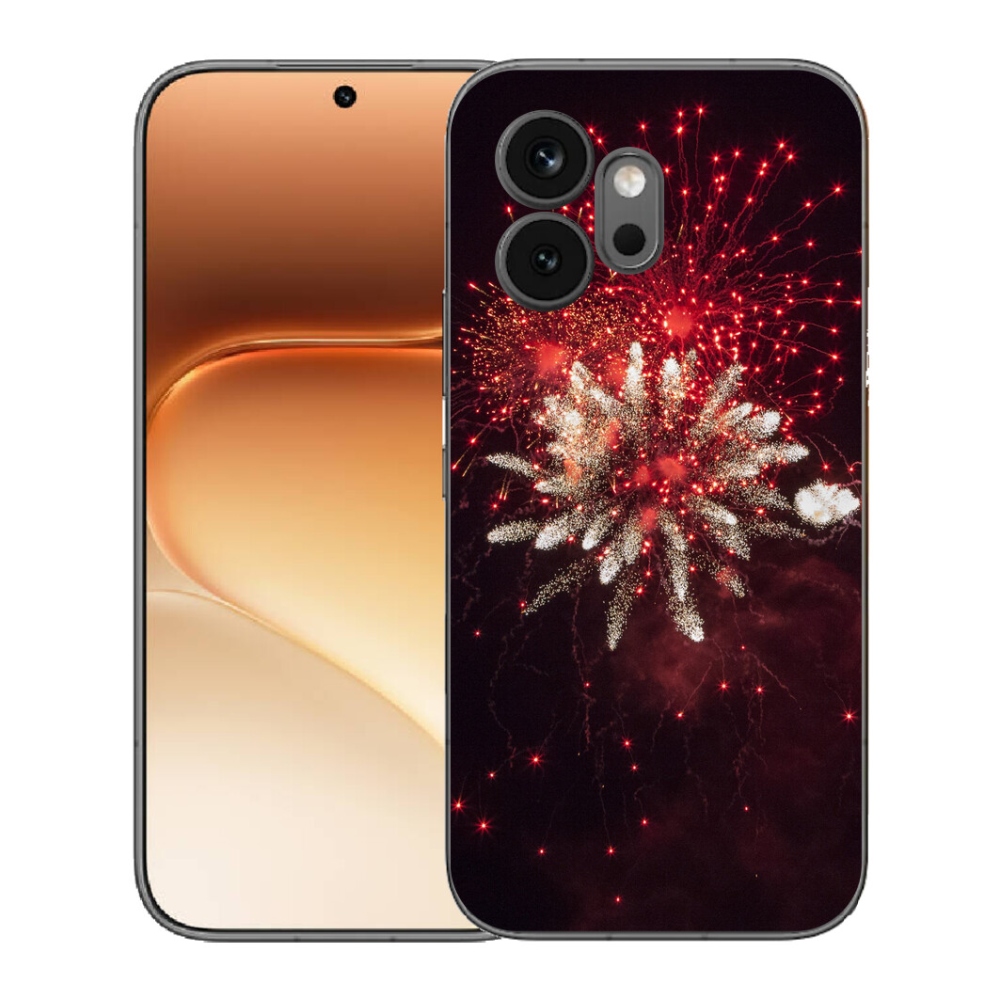 Gelový kryt mmCase na Honor 600 - ohňostroj