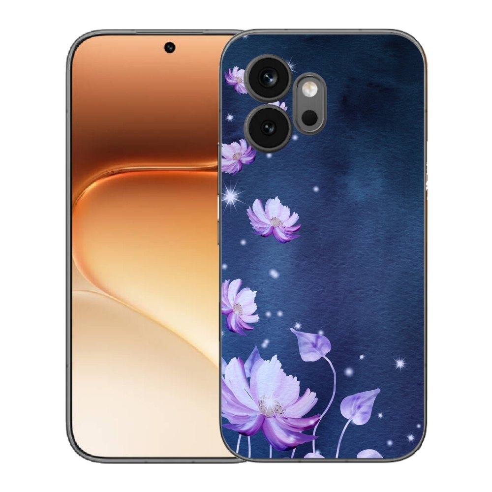 Gelový kryt mmCase na Honor 600 - padající květy