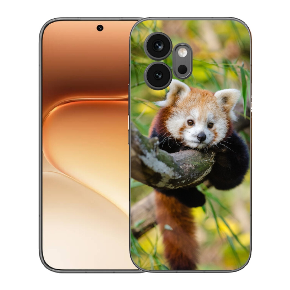 Gelový kryt mmCase na Honor 600 - panda červená