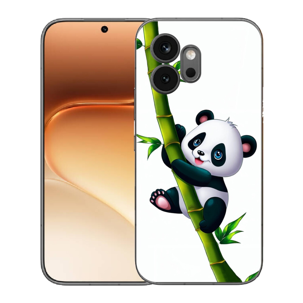 Gelový kryt mmCase na Honor 600 - panda na bambusu