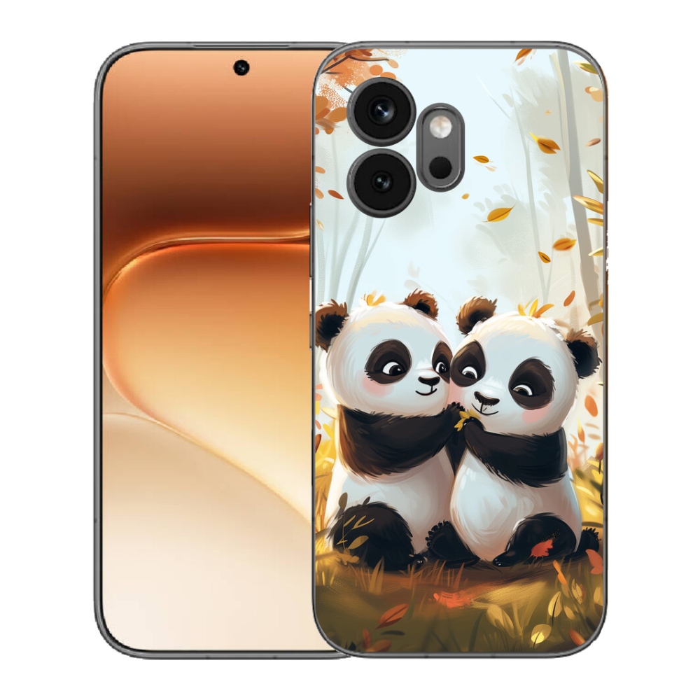 Gelový kryt mmCase na Honor 600 - pandy