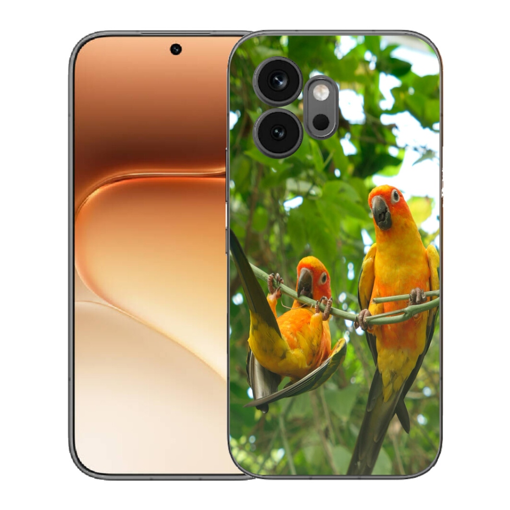 Gelový kryt mmCase na Honor 600 - papoušci aratingy