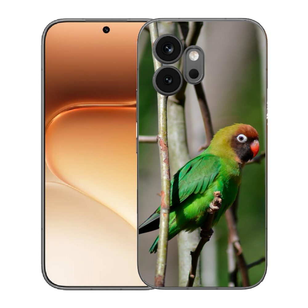 Gelový kryt mmCase na Honor 600 - papoušek agapornis