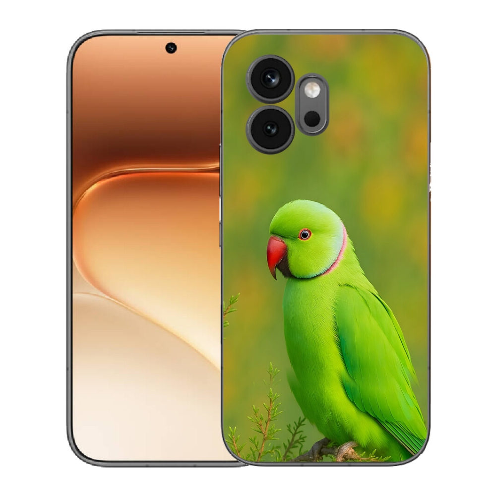 Gelový kryt mmCase na Honor 600 - papoušek alexandr 2