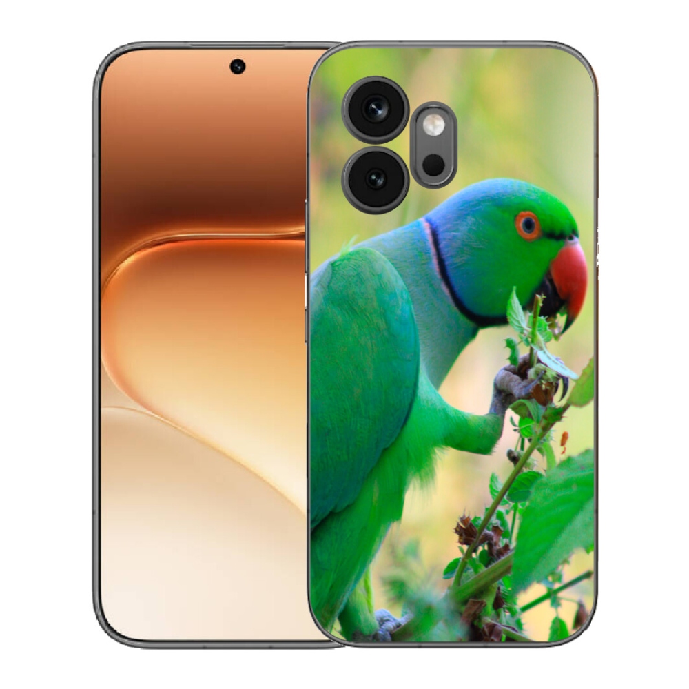 Gelový kryt mmCase na Honor 600 - papoušek alexandr