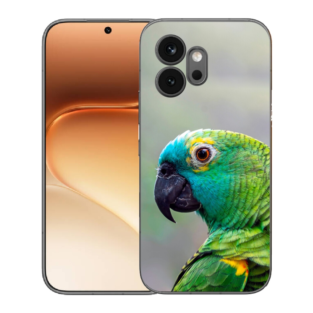 Gelový kryt mmCase na Honor 600 - papoušek amazoňan