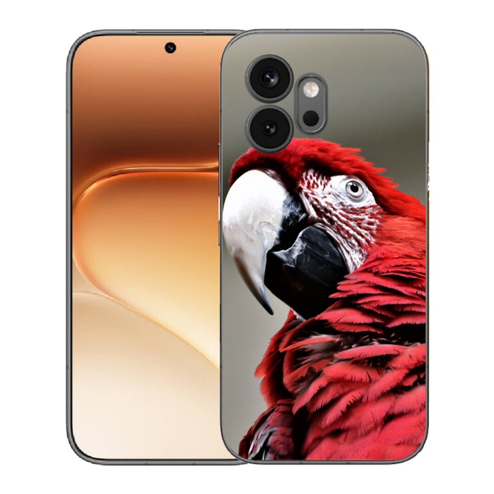 Gelový kryt mmCase na Honor 600 - papoušek ara červený