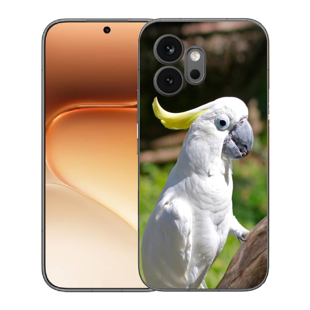 Gelový kryt mmCase na Honor 600 - papoušek kakadu 2