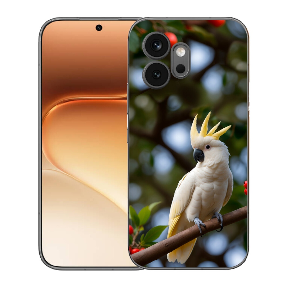 Gelový kryt mmCase na Honor 600 - papoušek kakadu 3