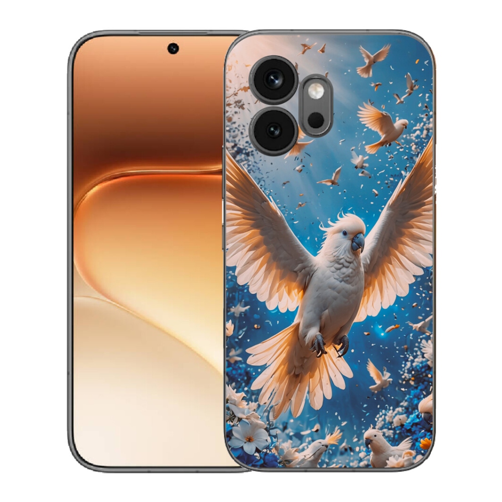 Gelový kryt mmCase na Honor 600 - papoušek kakadu