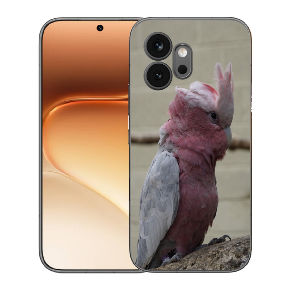 Gelový kryt mmCase na Honor 600 - papoušek kakadu růžový