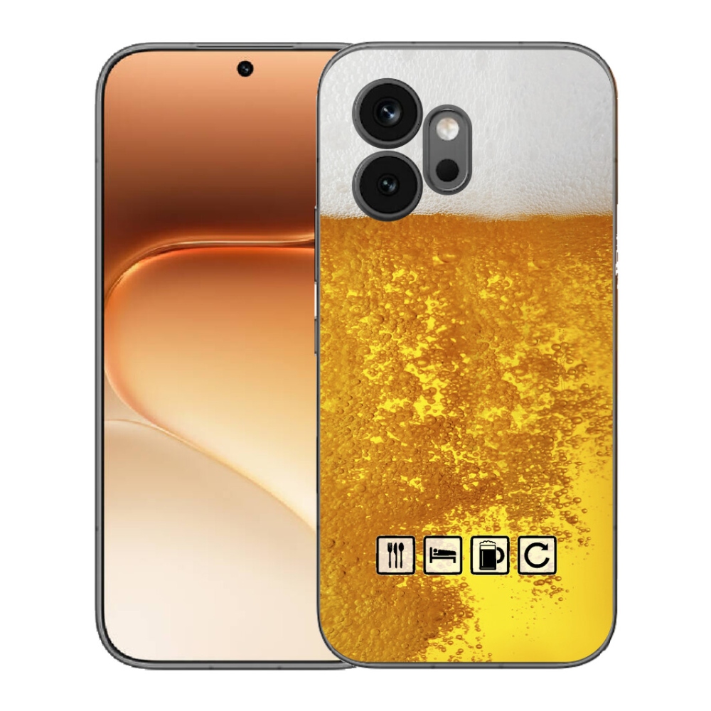 Gelový kryt mmCase na Honor 600 - pivní motiv 3