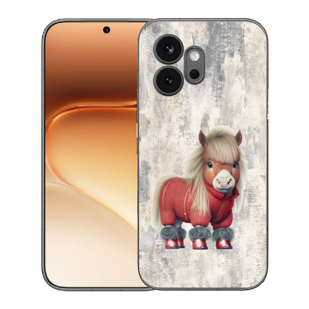 Gelový kryt mmCase na Honor 600 - poník ve svetru