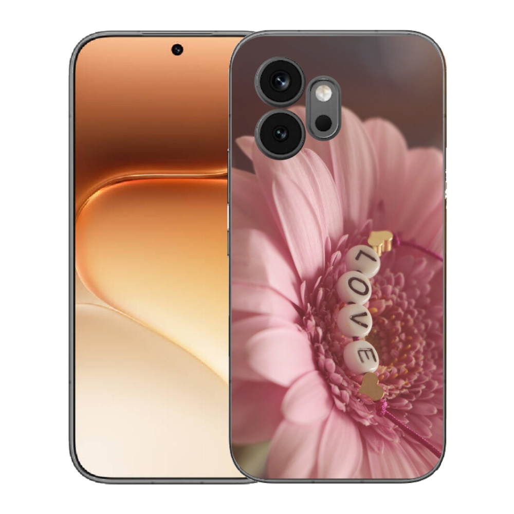 Gelový kryt mmCase na Honor 600 - přívěsek love