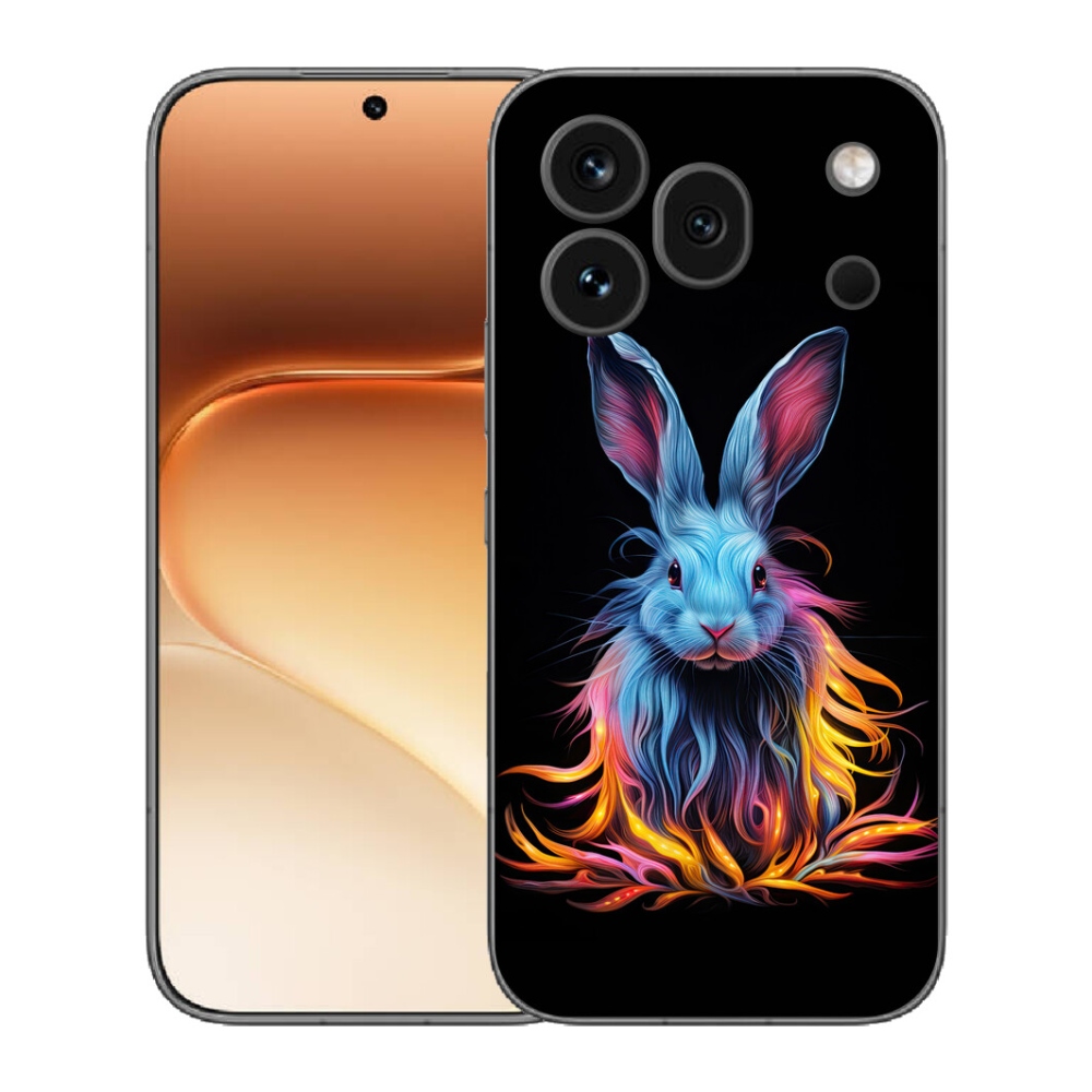 Gelový kryt mmCase na Honor 600 Pro - abstraktní zajíc
