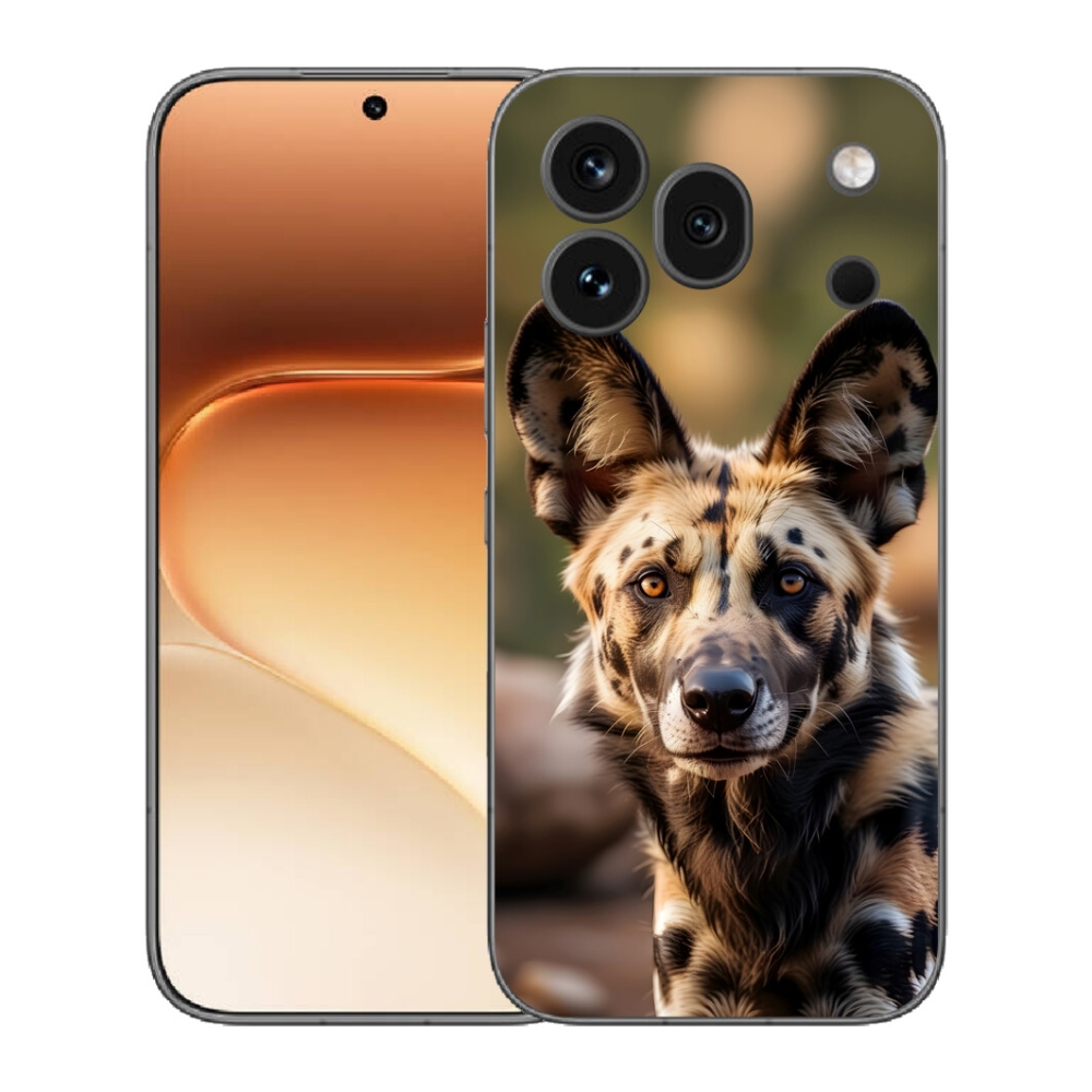 Gelový kryt mmCase na Honor 600 Pro - africký divoký pes